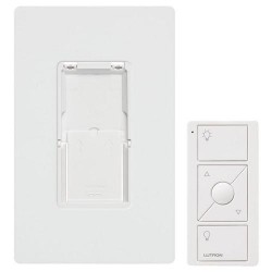 Lutron Pico Remote Control Wall Mounting Kit for Caseta Wireless, White