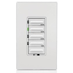 Leviton 10-20-30-60 Minute Countdown Timer Switch - White